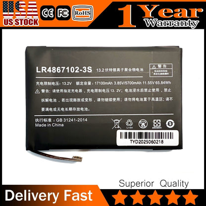 New 17100mAh LR4867102-3S Built-in laptop battery For AOKZOE A1L A2 A1 PRO
