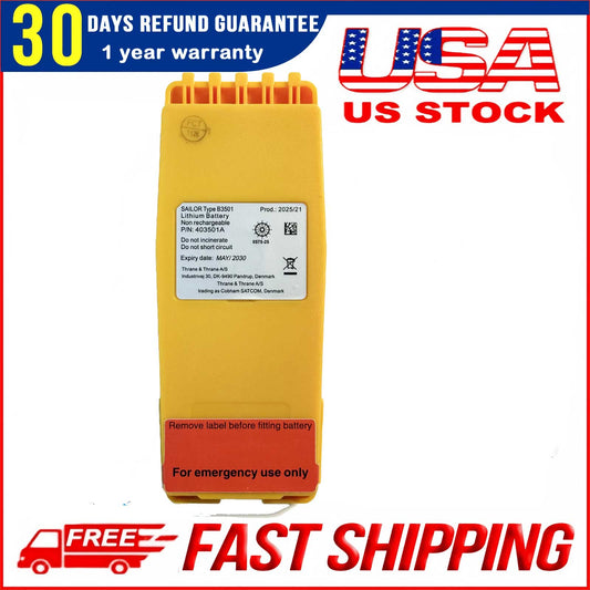 Genuine B3501 / 403501A Battery for SAILOR SP3520 & GMDSS SP-3500 Series Terminals