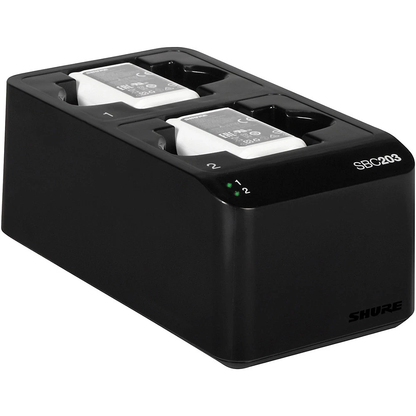 Shure SBC203-US Dual Docking Station for SLXD Transmitters & SB903 Batteries