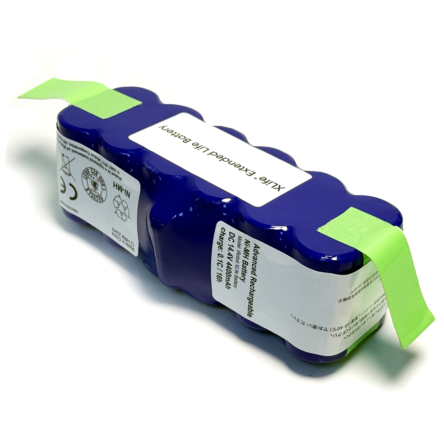 New 4400mAh High-Capacity Replacement Battery for iRobot Roomba 500-900 Series & Scooba 450