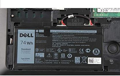 DELL 357F9 74Wh 6-Cell Rechargeable Battery For DELL Inspiron 15 5000 Gaming 5576,5577 ,Inspiron 15 7000 Gaming 7557,7559,7566,7567 Laptops ,Alternant Part Number: 357F9 71JF4 0GFJ6 071FJ4 00GFJ6 P65F