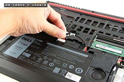 DELL 357F9 74Wh 6-Cell Rechargeable Battery For DELL Inspiron 15 5000 Gaming 5576,5577 ,Inspiron 15 7000 Gaming 7557,7559,7566,7567 Laptops ,Alternant Part Number: 357F9 71JF4 0GFJ6 071FJ4 00GFJ6 P65F