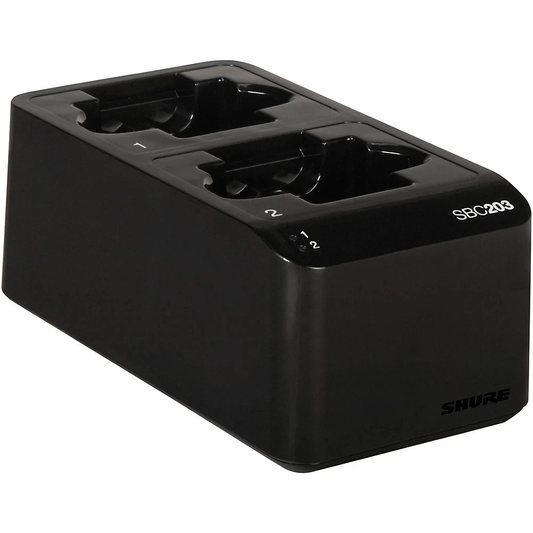 Shure SBC203-US Dual Docking Station for SLXD Transmitters & SB903 Batteries