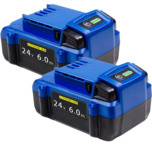 2PCS 24V 6.0Ah Battery for Kobalt 24V Max — KB624-03 KB124-03 Replacement