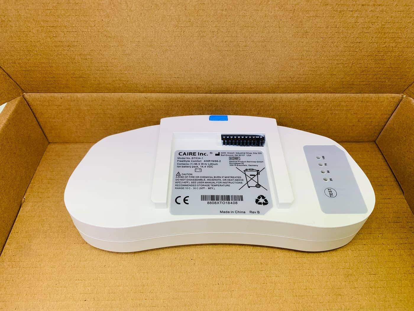 Genuine BT034-1 14.4V 96.5Wh Li-Ion Replacement Battery for Freestyle Trade Comfort & AIRSEP Freestyle Internal Oxygen Machine