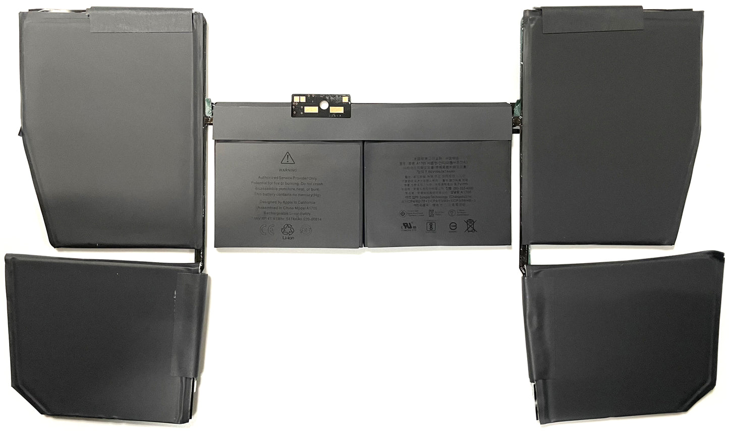 Genuine MacBook 12-Inch Retina Battery Replacement A1527 A1705 – Early 2015 to Mid 2017