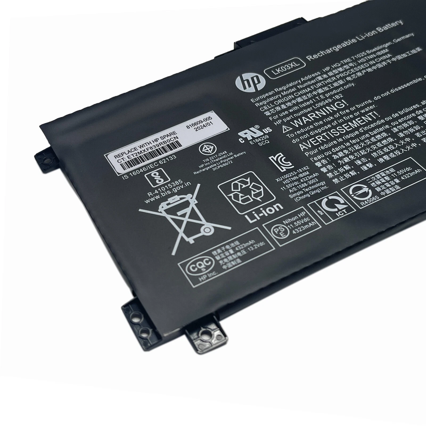 HP HT03XL 11.4V 41.04Wh or 11.55V 41.9Wh Laptop Battery For HP Pavilion 14-CE 14-CF 14-CK 14-CM 14-DF 14-DQ 14-MA 14Q-CS 14Q-CY 14S-CF 14S-CR 14S-DK 14S-DQ 14-FQ 15-CS 15-CW 15-CU 15-DA 15-DB 15-DW