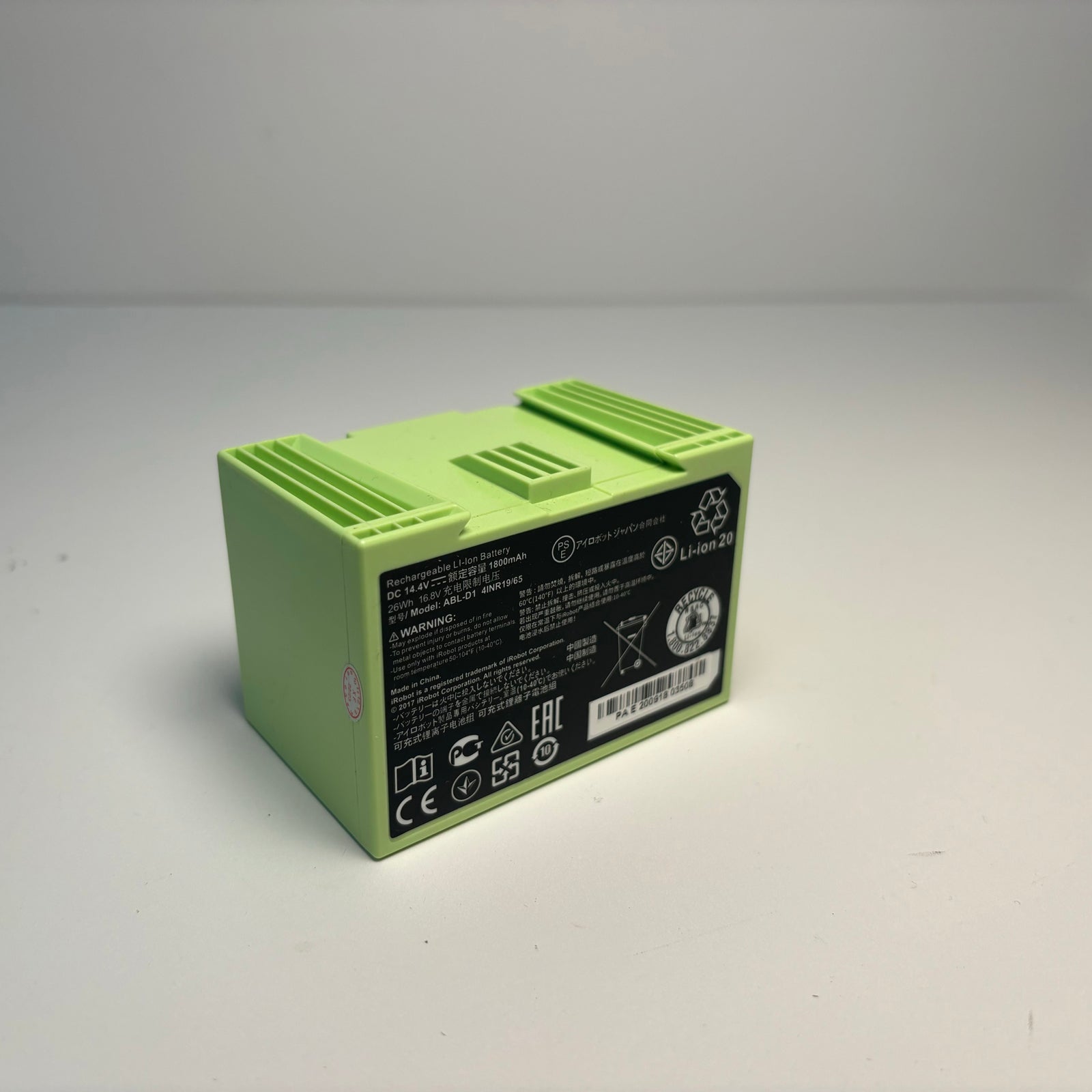 Roomba i7+ Battery Replacement ABL-D1 14.4V - Also Compatible with i3, i8+, J7+, e5, e6, J6 Series