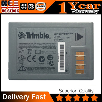 Trimble R10 GNSS Receiver Battery Replacement Genuine 76767 - OEM Part 990737 for R12 & V10 Models