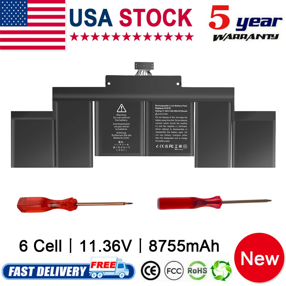 A1494 A1618 Battery Replacement for MacBook Pro 15" A1398 (Late 2013-Mid 2015)