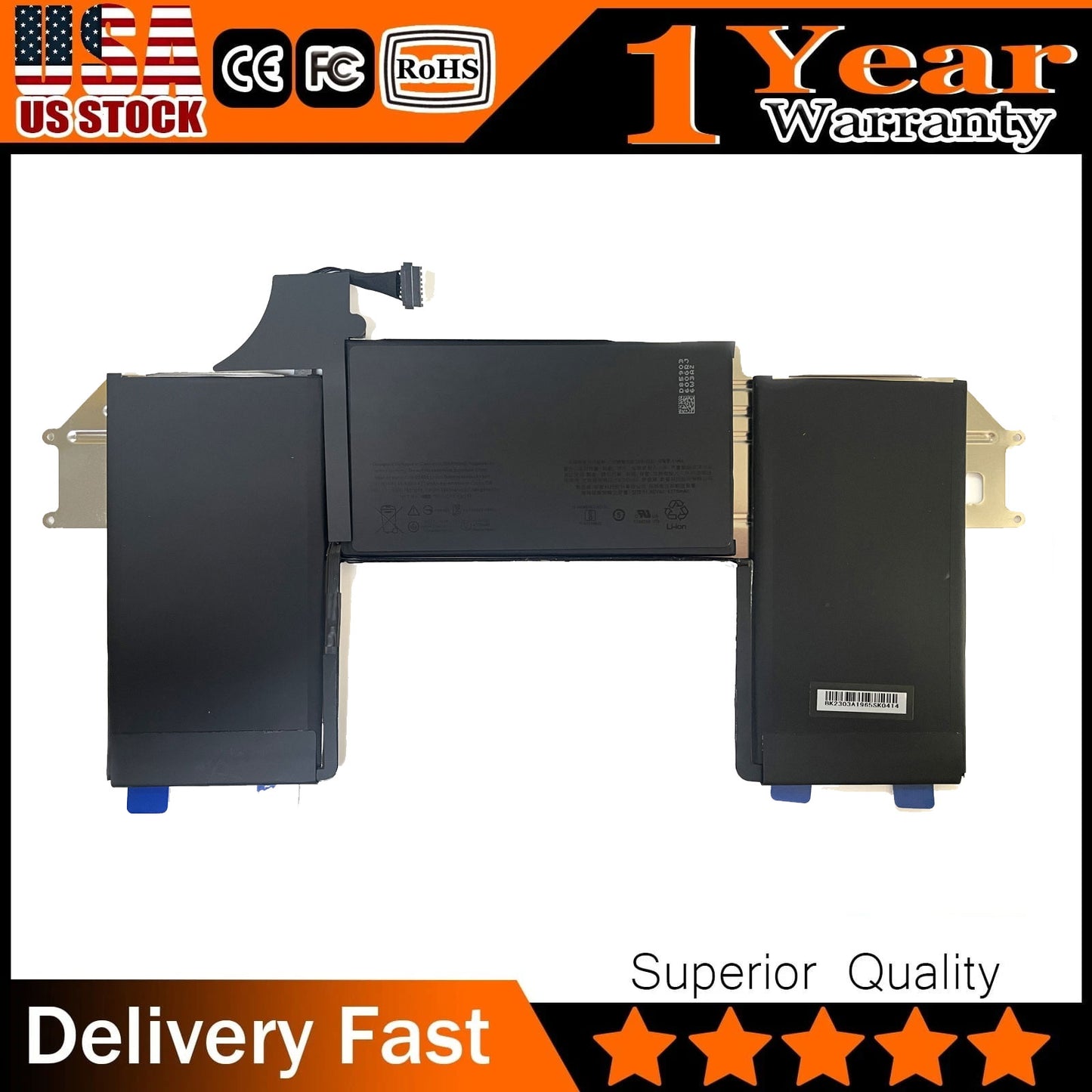 MacBook Air 13" Retina Battery Replacement Kit - A1965 A2179 A1932 for 2018-2020 Models