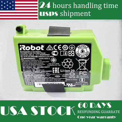New ABL-B Battery IRobot Robot Roomba S9 S9+ 4INR19/65-2 14.4V 48WH 3300MAh