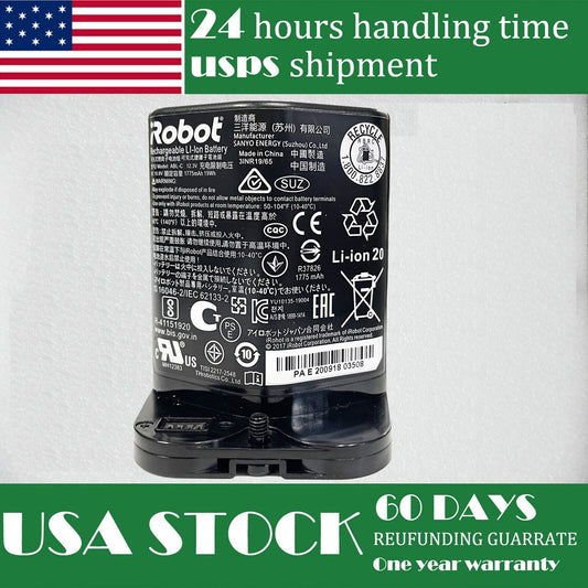 iRobot Braava Jet M611020 Battery Replacement ABL-C 10.8V - Also Fits M612880, M612680, M614480