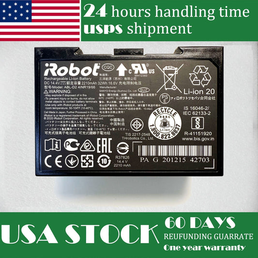 Roomba j7 Battery Replacement Genuine Upgraded ABL-D2 - Also Fits j5, j6, i7+, i8+, e5, i3, i4