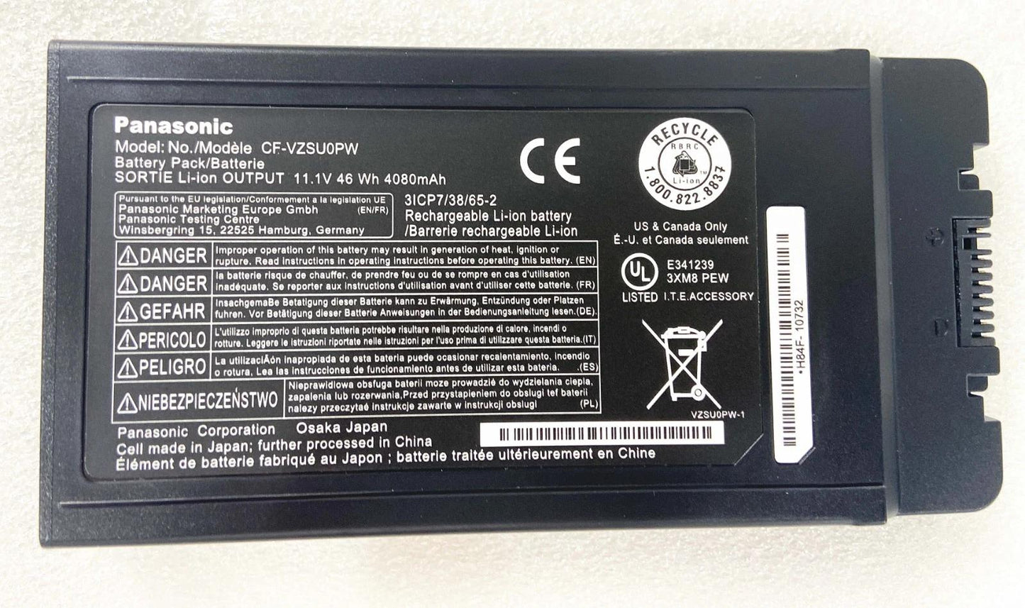 NEW Genuine CF-VZSU0PW Battery for Panasonic Toughbook 54 CF-54 in US
