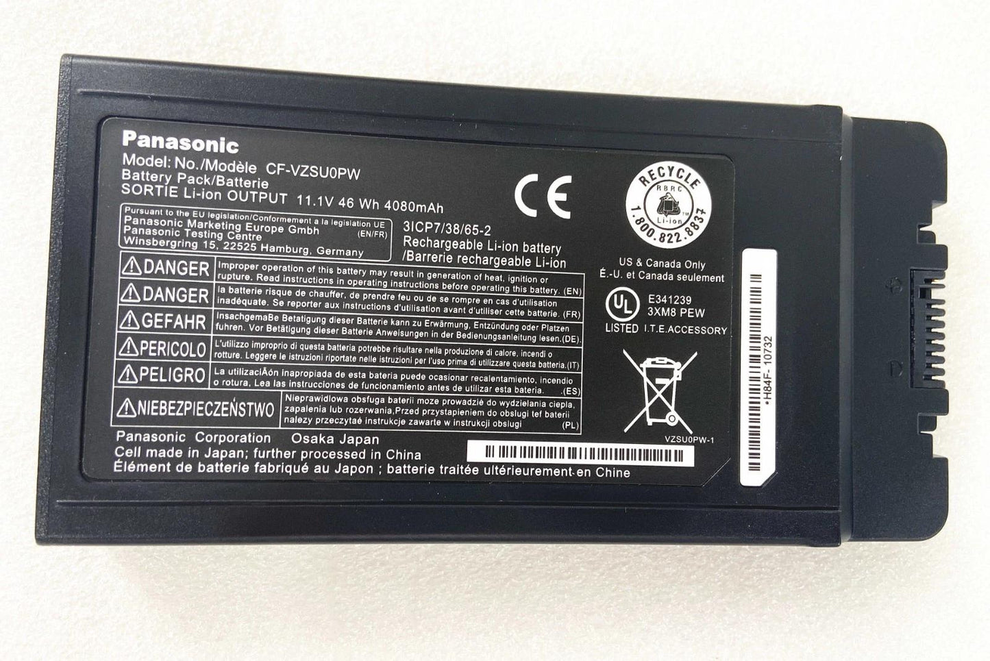NEW Genuine CF-VZSU0PW Battery for Panasonic Toughbook 54 CF-54 in US