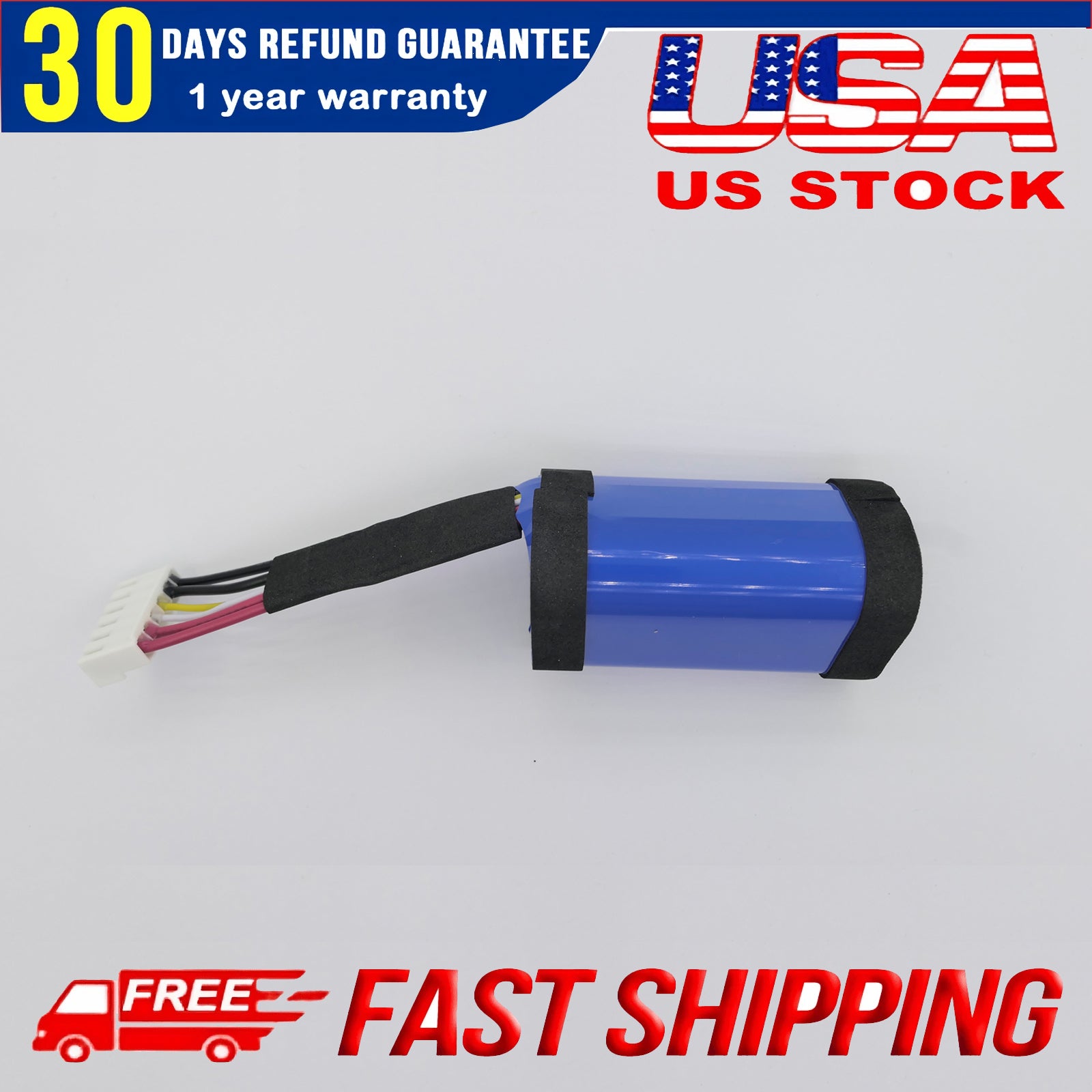 New 7800mAh replacement battery for JBL Charge 4 – fits SUN-INTE-118, 1INR19/66-3, ID998 