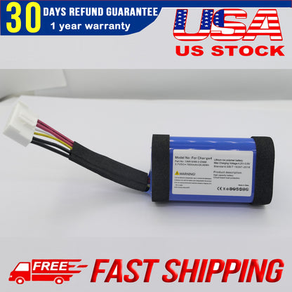 New 7800mAh replacement battery for JBL Charge 4 – fits SUN-INTE-118, 1INR19/66-3, ID998 