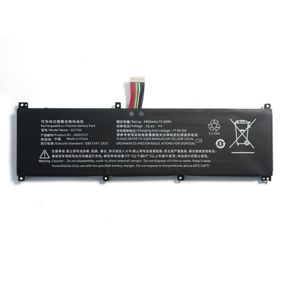 Genuine 15.4V 4800mAh 73.92Wh GLT163 Laptop Battery Compatible with HIPAA SH56 IRU Z15S lingrui S1 PRO P03 P159 GLX163-4S1P