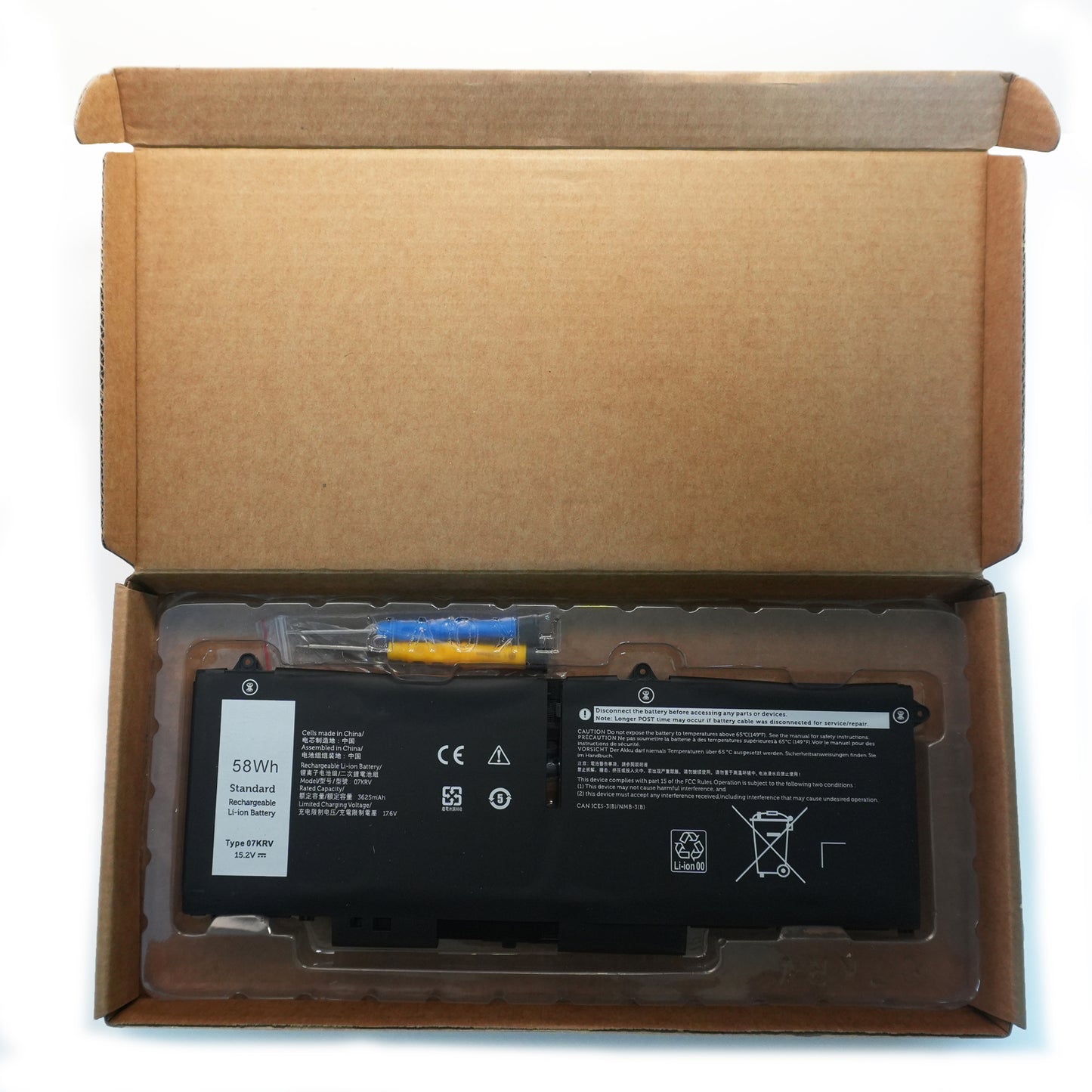 NEW Dell Laptop Battery 07KRV | 58Wh for Latitude 5430/5530 & Precision 3570 | Ships Today
