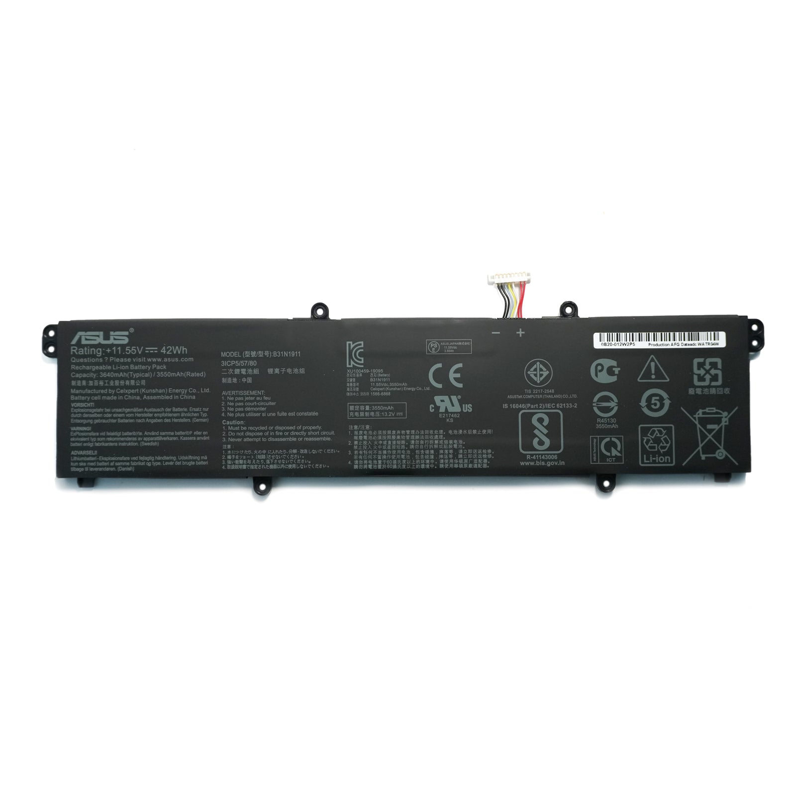 New Genuine B31N1911 Battery for ASUS VivoBook Flip TP470EA, TP470EZ, X421DA Laptops | USA