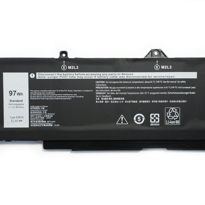 Genuine Dell Battery Replacement for Latitude 5521, Precision 3561, and Alienware m17 R5 Laptops