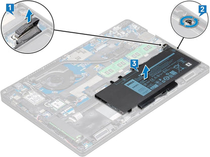 DELL GJKNX 7.6V 68Wh 4-Cell Notebook Battery For DELL Latitude 5280 5290 5480 5490 5491 5495 5580 5590 5591, Precision 3520 Precision 3530 Laptop , Alternant Part Number: 5YHR4 451-BBZG 93FTF 3DDDG