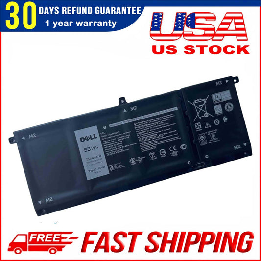 Official DELL H5CKD Battery | 15V 53Wh | Fast Shipping