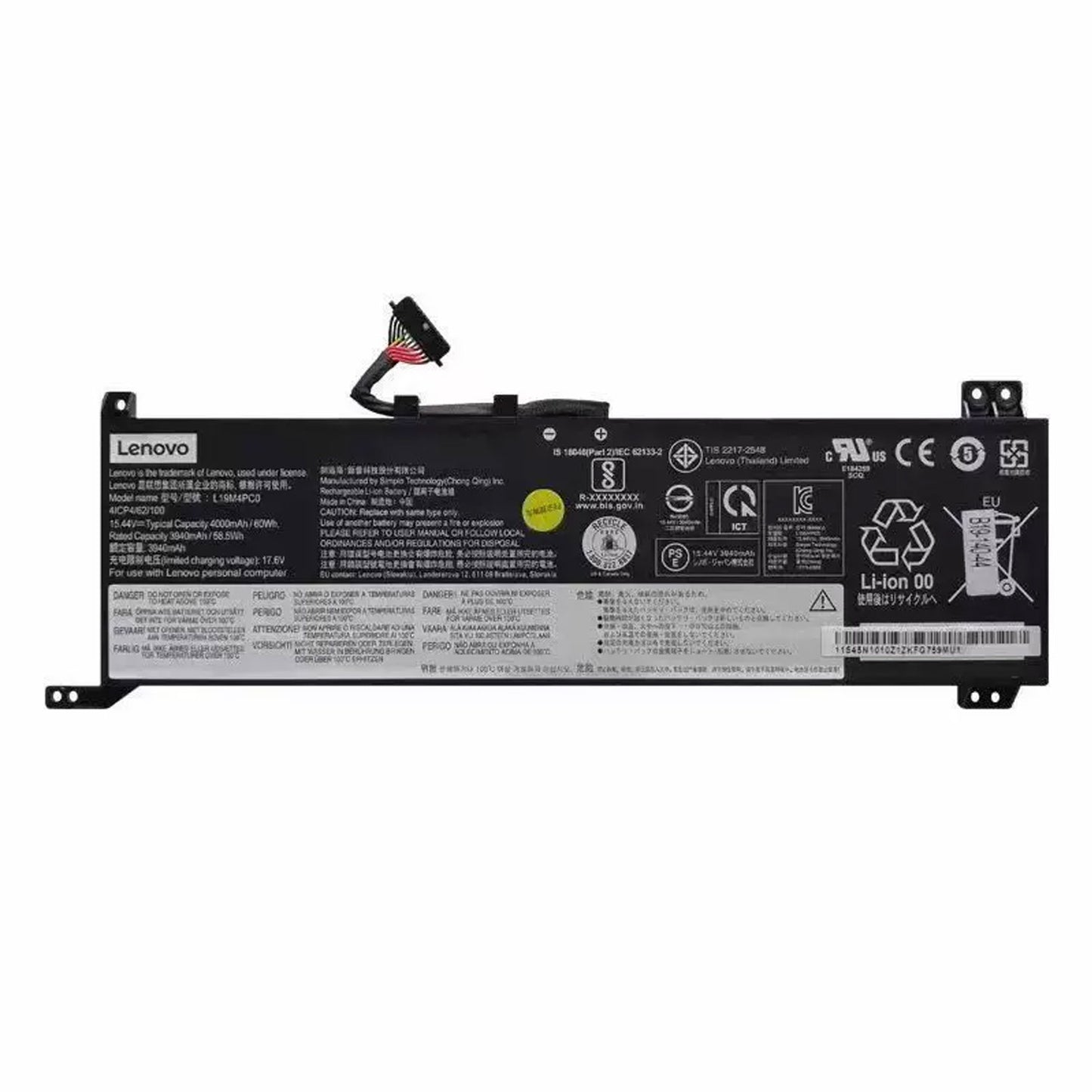 L19C4PC0 L19M4PC0 New Genuine Battery for Lenovo Legion 5 R7000 Y7000 