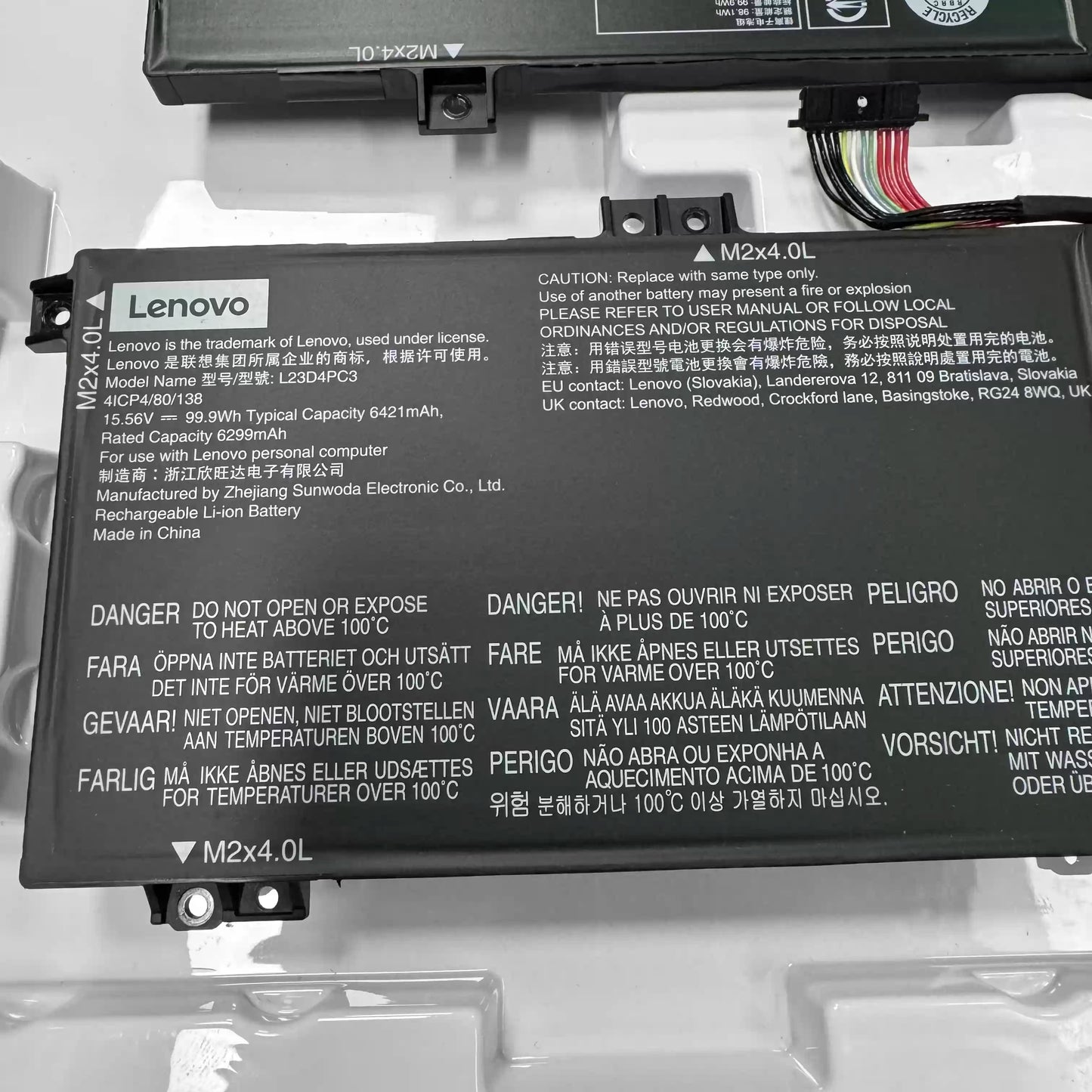 Original New L23D4PC3 SB11M75492 5B11M75491 Battery for Lenovo Legion 16IRX9