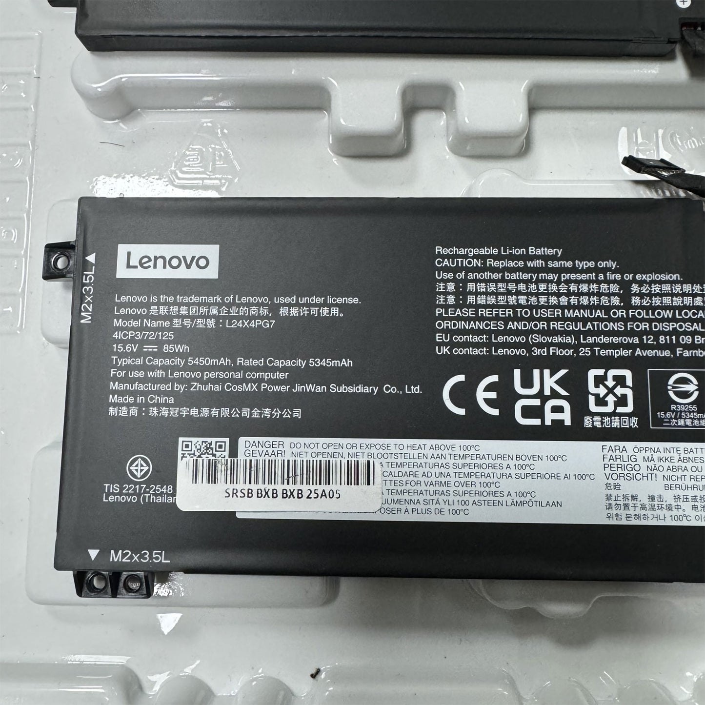 New Genuine L24X4PG7 L24M4PG7 L24D4PG7 Battery for Lenovo ThinkPad E16 Gen 2
