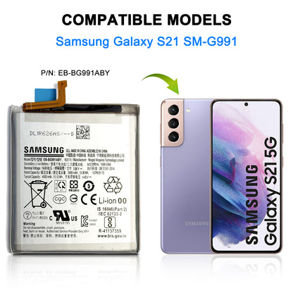 Genuine 4000mAh EB-BG991ABY Battery for Samsung Galaxy S21 5G (G991) & S21 FE (G990)