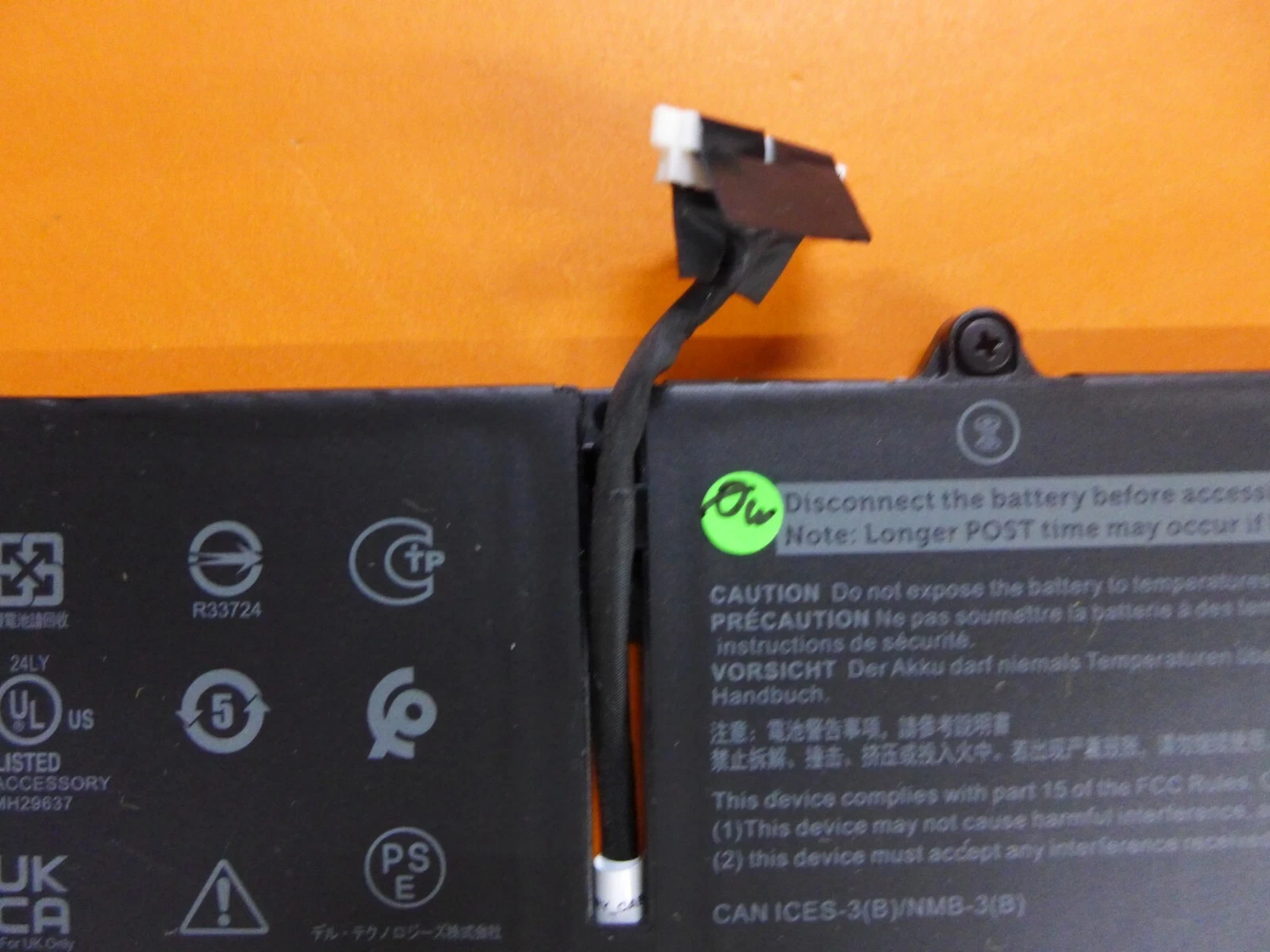 DELL FK0VR 15.2V 58Wh 4-Cell Laptop Battery Replacement