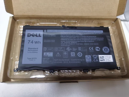 DELL 357F9 74Wh 6-Cell Rechargeable Battery For DELL Inspiron 15 5000 Gaming 5576,5577 ,Inspiron 15 7000 Gaming 7557,7559,7566,7567 Laptops ,Alternant Part Number: 357F9 71JF4 0GFJ6 071FJ4 00GFJ6 P65F