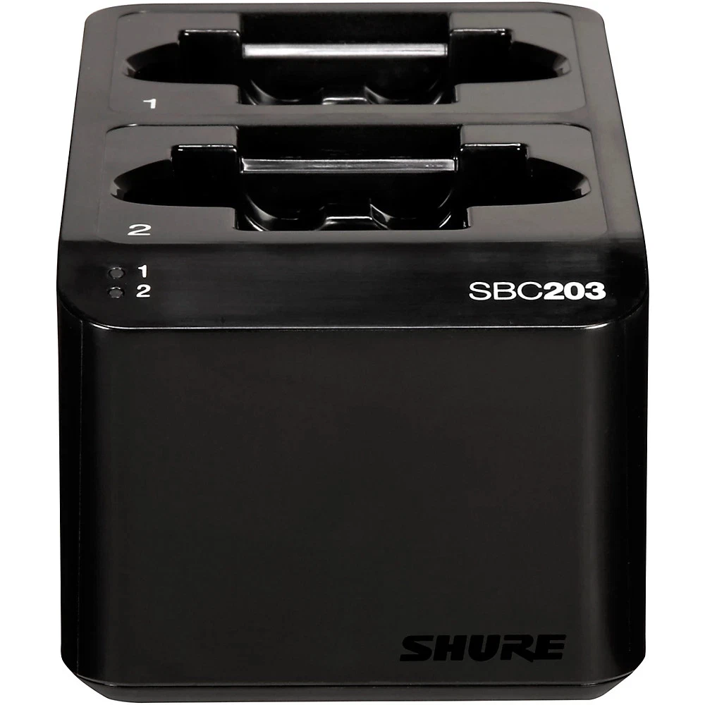 Shure SBC203-US Dual Docking Station for SLXD Transmitters & SB903 Batteries