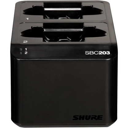 Shure SBC203-US Dual Docking Station for SLXD Transmitters & SB903 Batteries