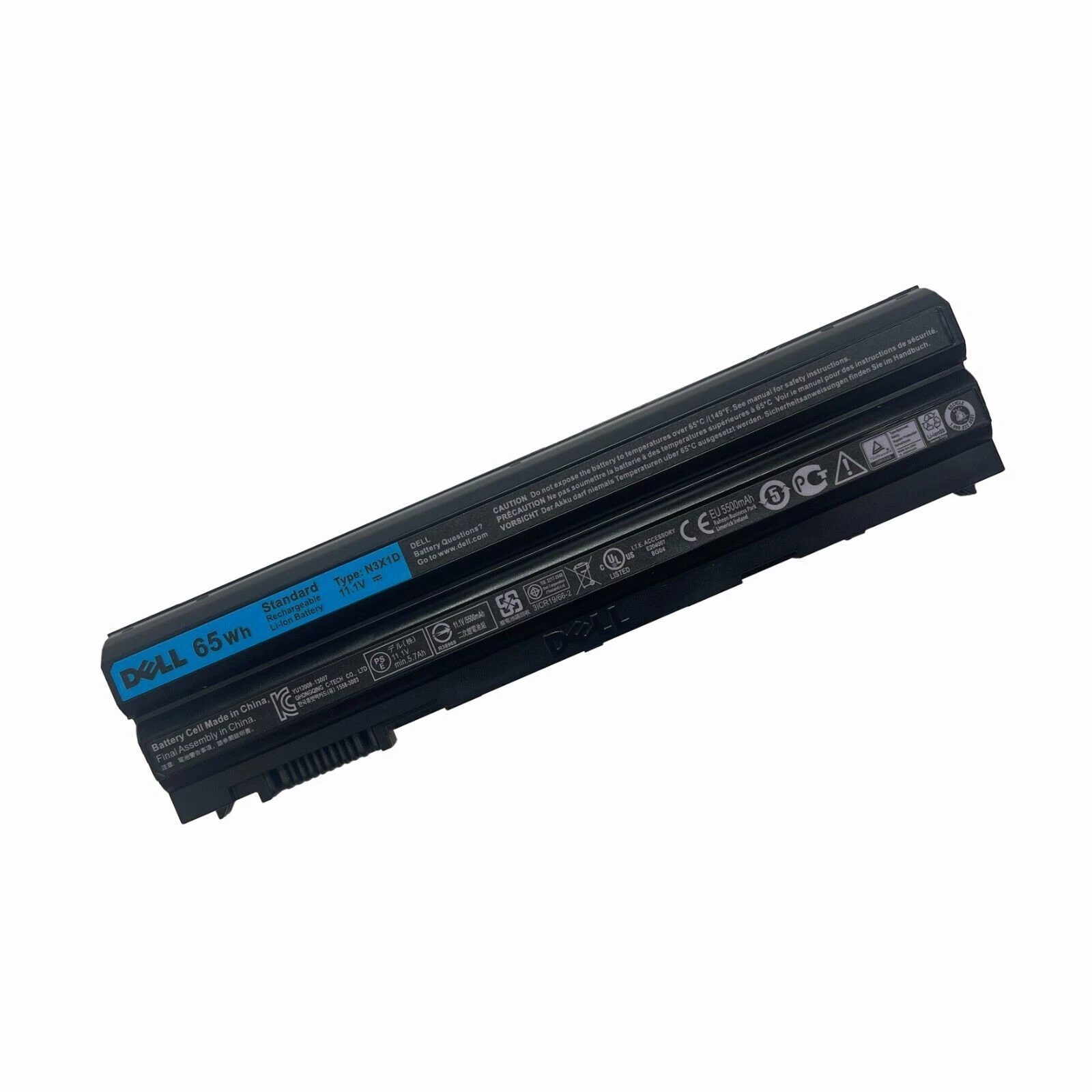 DELL N3X1D 65Wh Laptop Battery | For Latitude E6420, E6430 & Precision M2800