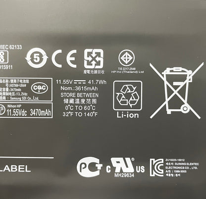 Genuine BI03XL (ON03XL) Laptop Battery for HP Stream 14-CB, 14-AX, 14-DS Series