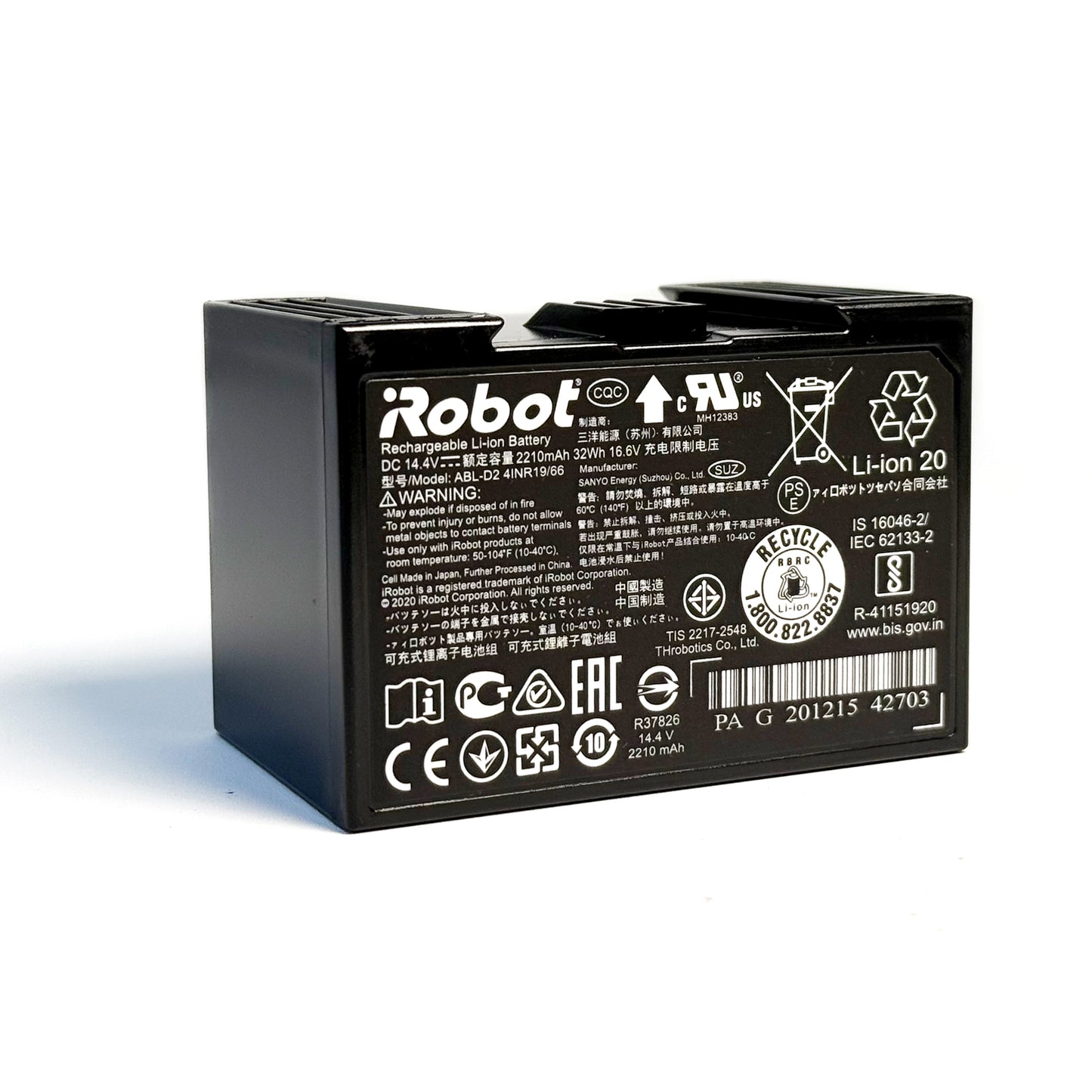 Roomba j7 Battery Replacement Genuine Upgraded ABL-D2 - Also Fits j5, j6, i7+, i8+, e5, i3, i4