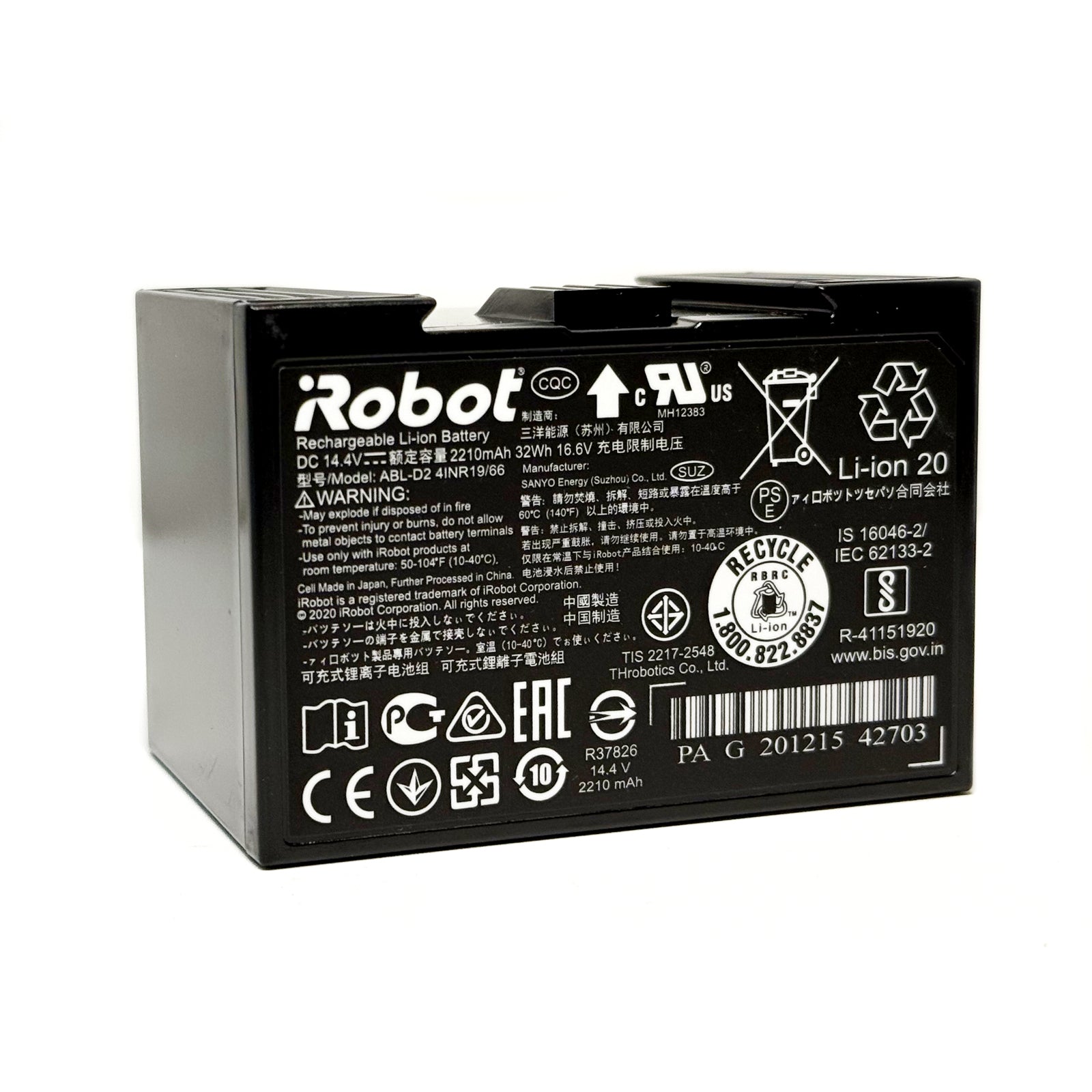 Roomba j7 Battery Replacement Genuine Upgraded ABL-D2 - Also Fits j5, j6, i7+, i8+, e5, i3, i4