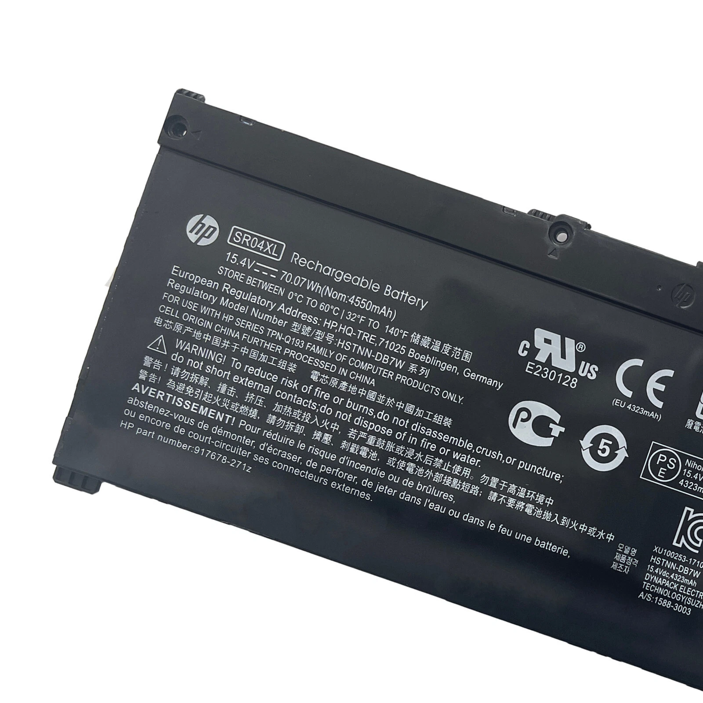 HP SR04XL 15.4V 70.07Wh Notebook Battery For HP Pavilion Power 15-CB000 ,Gaming 15-CX000 , OMEN 15-CE000 ,15-DC0000 ,17-CB0000