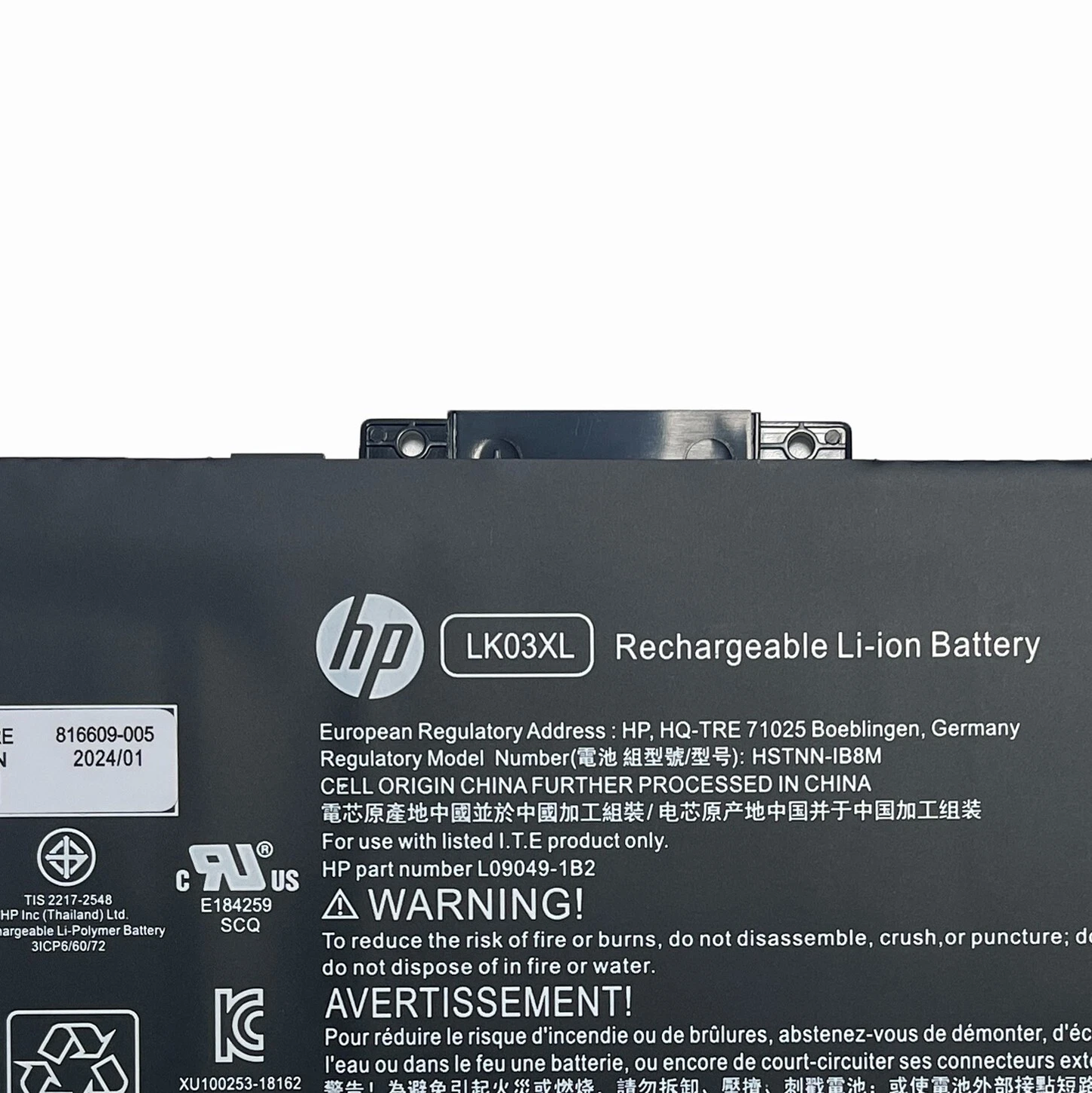 HP HT03XL 11.4V 41.04Wh or 11.55V 41.9Wh Laptop Battery For HP Pavilion 14-CE 14-CF 14-CK 14-CM 14-DF 14-DQ 14-MA 14Q-CS 14Q-CY 14S-CF 14S-CR 14S-DK 14S-DQ 14-FQ 15-CS 15-CW 15-CU 15-DA 15-DB 15-DW