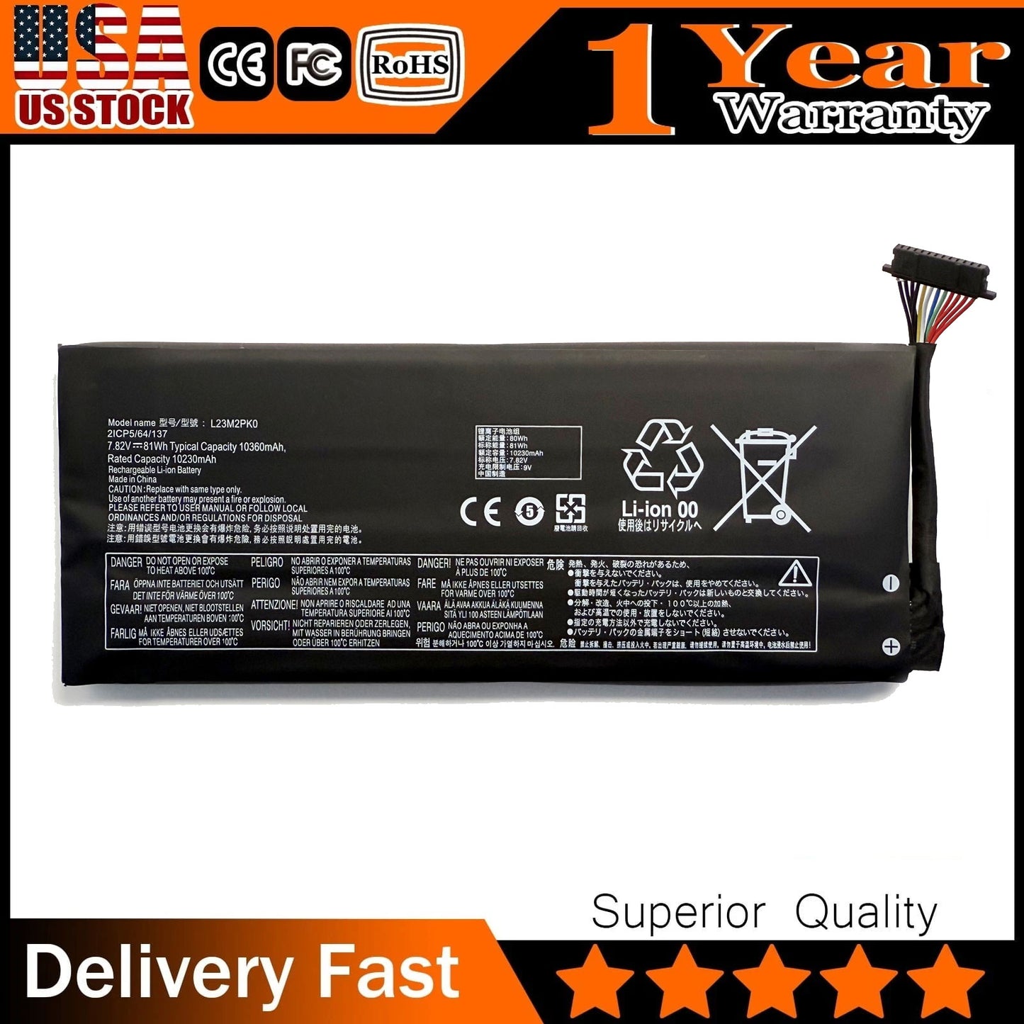 Looking for the bigger 81Wh battery for your Lenovo Legion Go? This is the new OEM L23M2PK0.