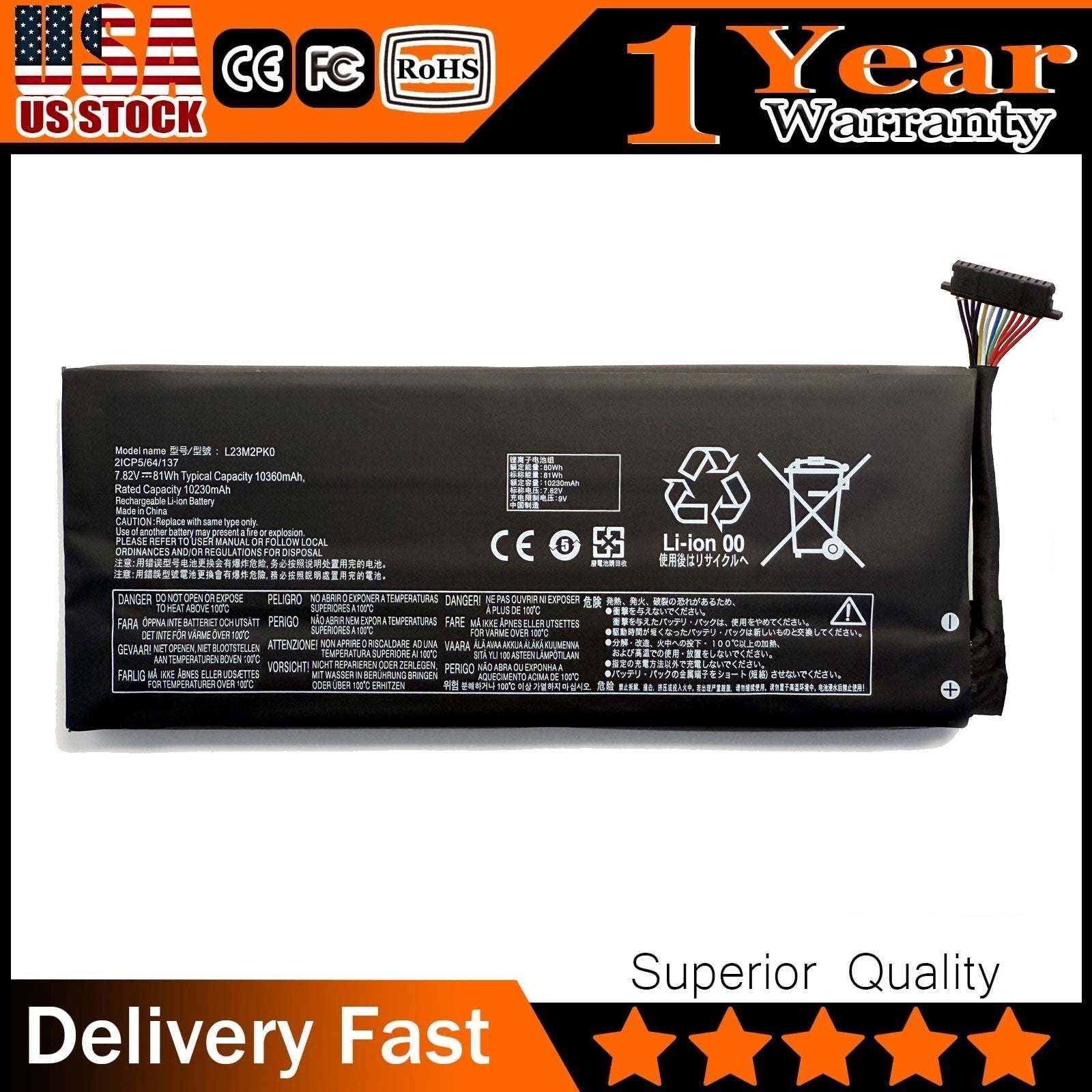 Looking for the bigger 81Wh battery for your Lenovo Legion Go? This is the new OEM L23M2PK0.