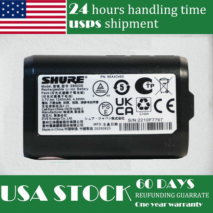 Shure SB900B Rechargeable Li-Ion Battery for Bodypack Transmitters and Receivers