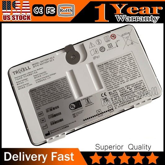 Genuine BATTERY EZ X 63665370A Replacement Battery for TRIXELL Medical Detector Equipment 23.6Wh